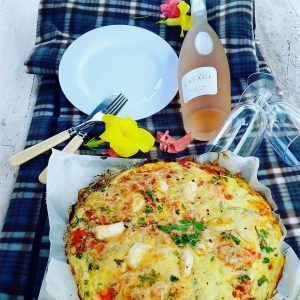 Island Seafood Frittata (Serves 4)