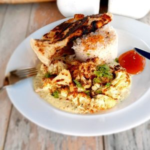 Roasted Cauliflower and Lentil Dhal